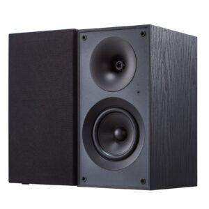 Active Powered Bookshelf Studio Monitor Speakers 25W X2 Bluetooth Coaxial Stereo
