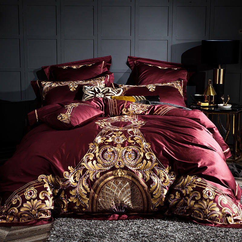 Embroidered Chinese cotton quilt cover bedding - Image 7