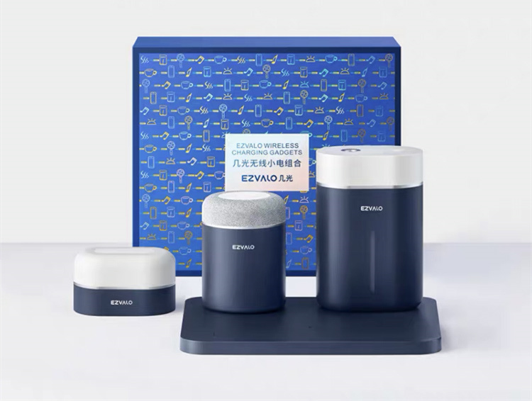 Charger Bluetooth Speaker Night Light Set Speaker - Image 3