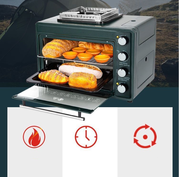 Outdoor Portable Gas Oven 2-in-1 Portable Gas Stove - Image 3