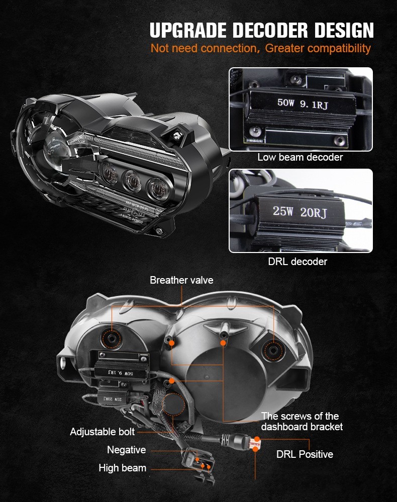 Motorcycle Motorcycle Modification Headlight - Image 3