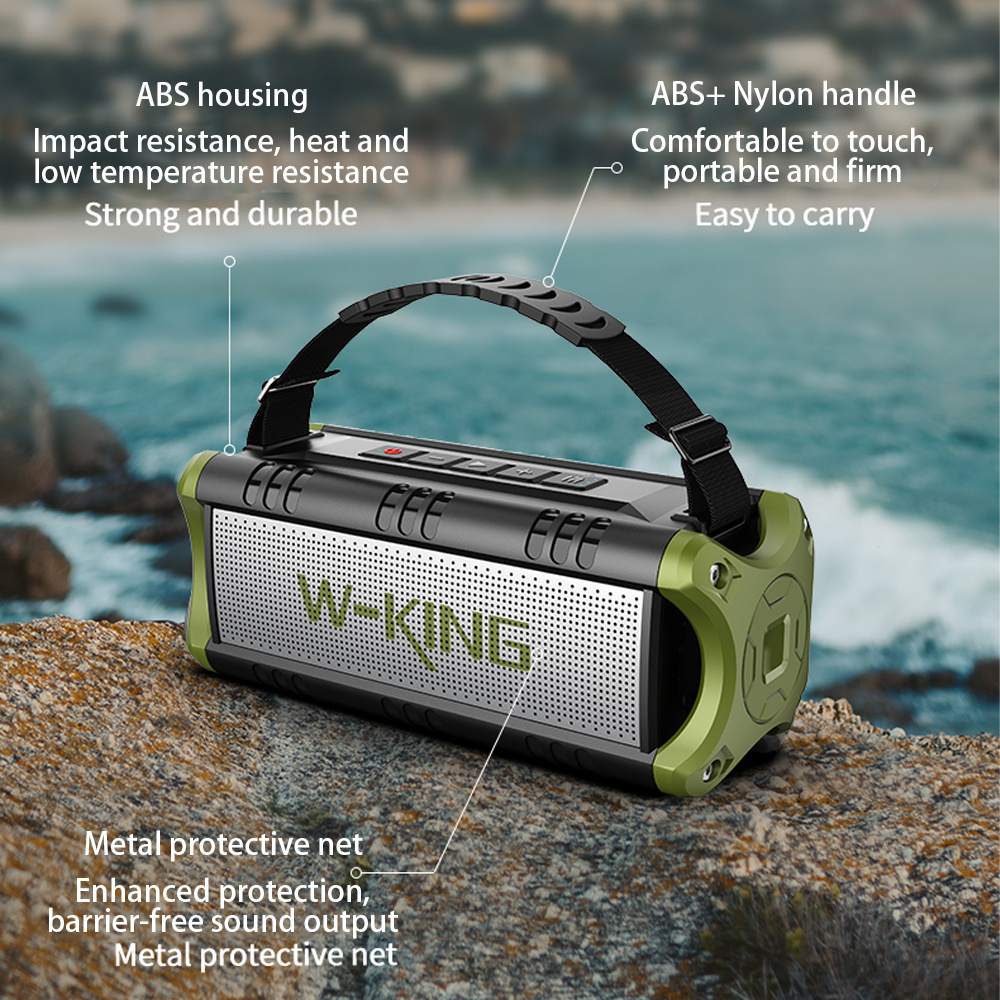 Wireless Bluetooth Speaker Portable And Compact With NFC Function Supporting USB And TF Cards - Image 7