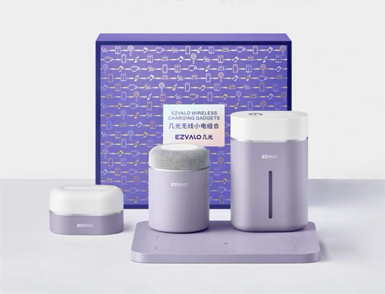 Charger Bluetooth Speaker Night Light Set Speaker - Image 5