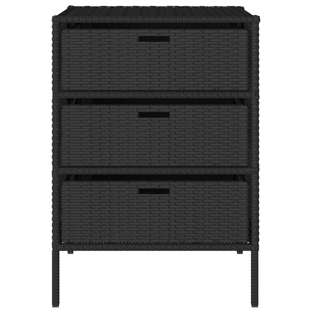 Garden Cabinet 55x Poly Rattan Garden Cabinet 55x - Image 5