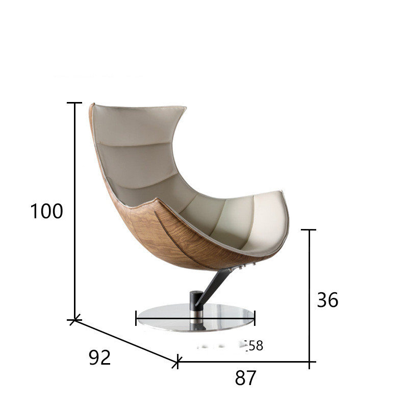 Creative Designer Leisure Tiger Chair Italian Style - Image 8