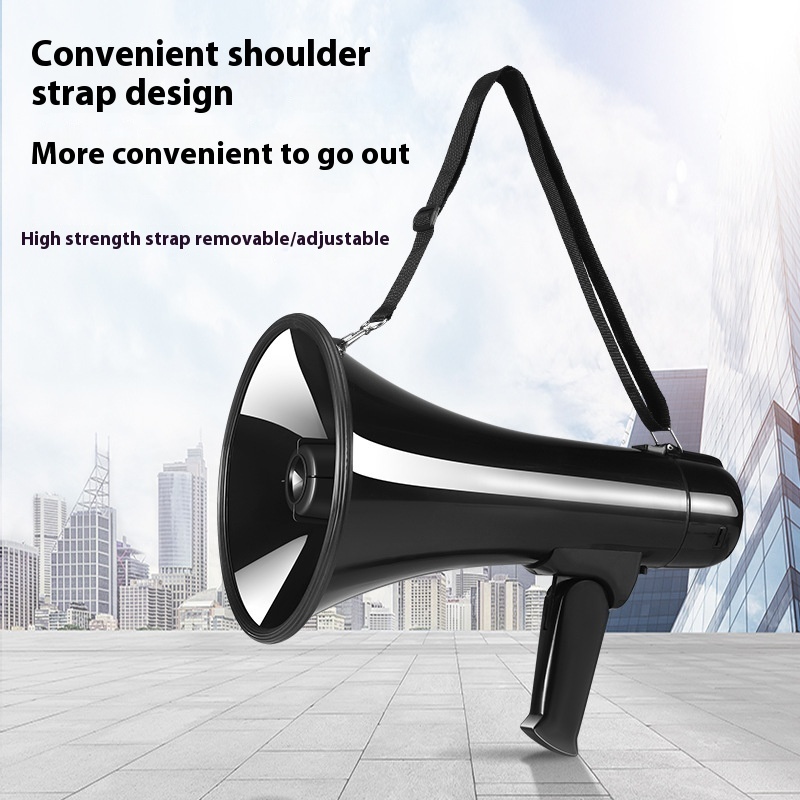 High-power Handheld Sales Speaker Outdoor Propaganda Recording Charging Loudspeaker - Image 5
