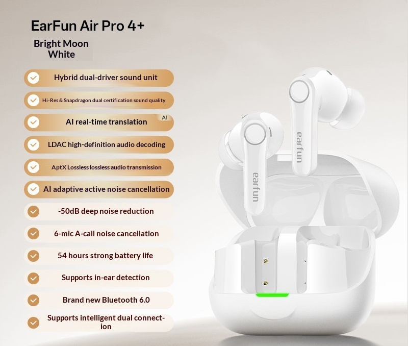 Hybrid Wireless ANC AI Translation Bluetooth Headphones - Image 3