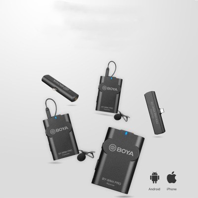 Wireless Little Bee Collar Clip Microphone DSLR Mobile Interview Mini Radio - Image 4