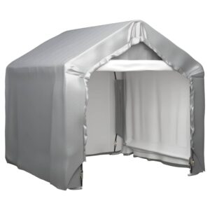 Storage Tent Grey 180x180 cm Galvanized Steel