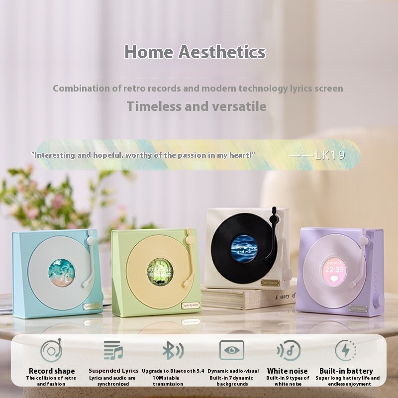 Retro Creative Holiday Gifts Bluetooth Audio - Image 4