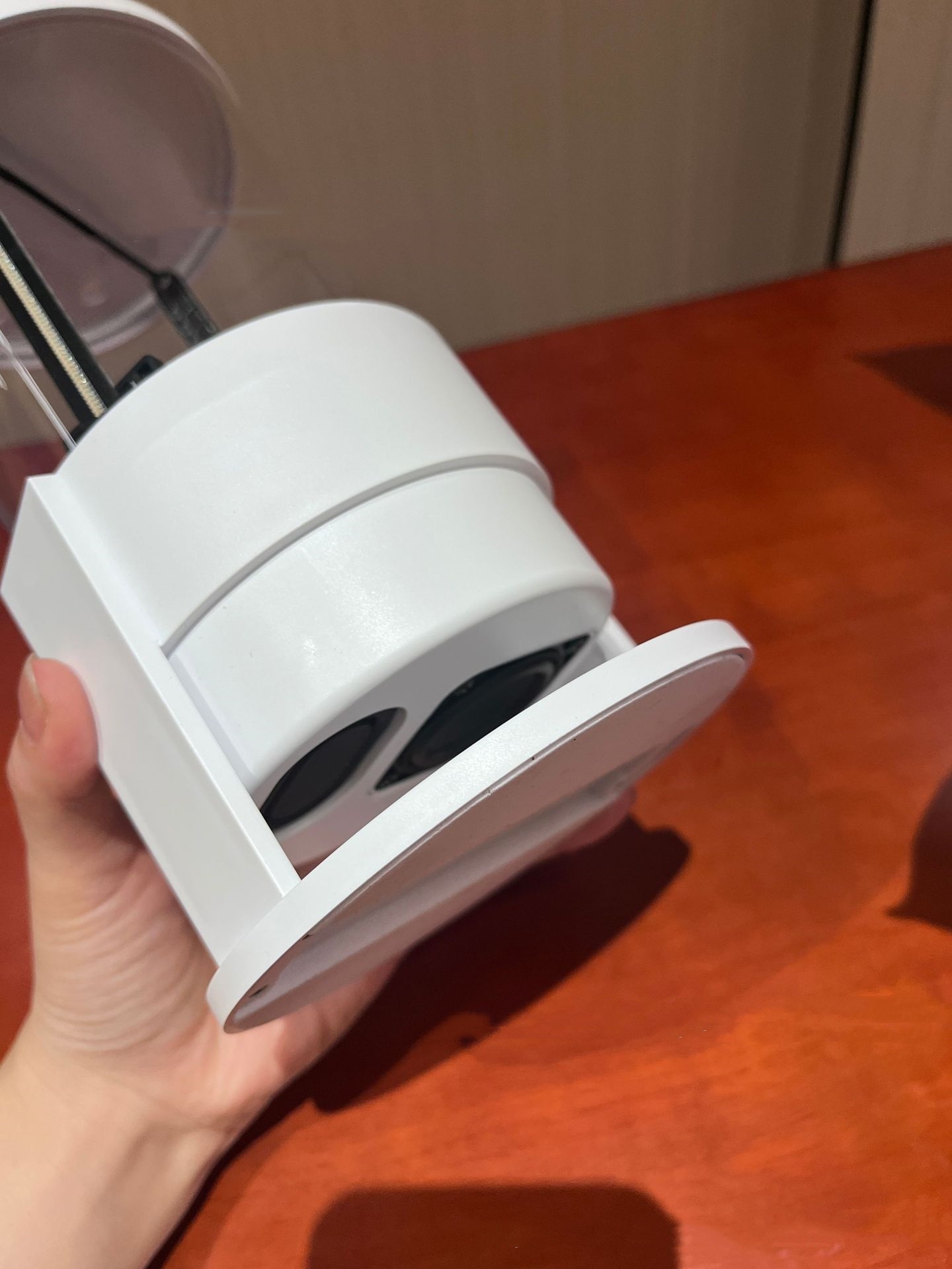 360-degree 3D Holographic Fan Bluetooth Speaker Advertising Machine Air Imaging Stereo Cylindrical Screen - Image 3