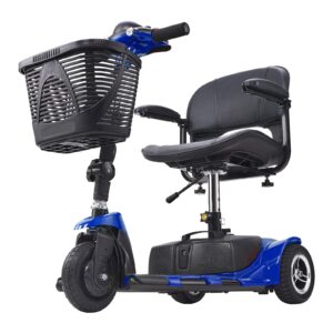 3-Wheel Folding Mobility Scooter For Seniors 12 Mile Range 265LBS Capacity
