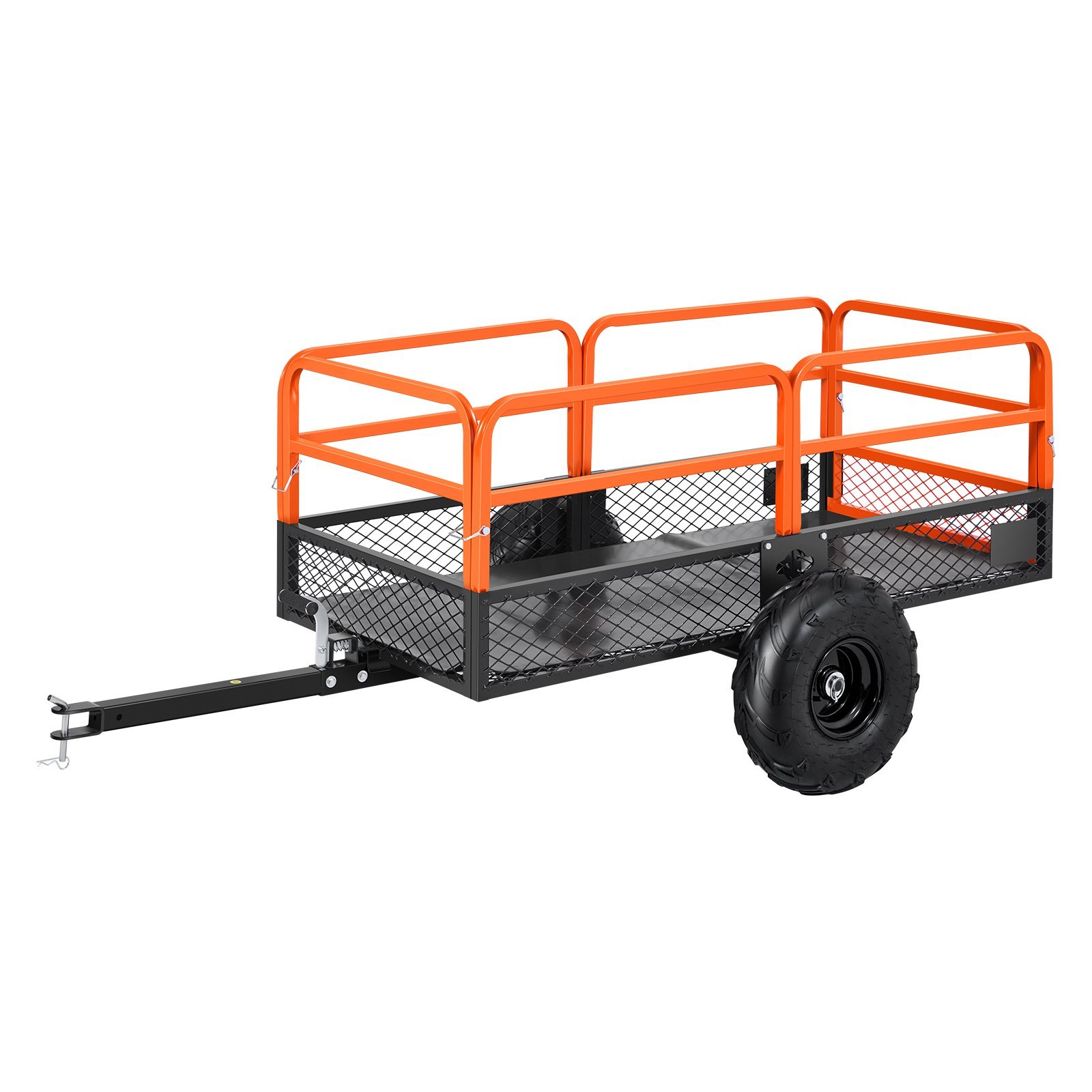 Dump Trailer 1600 Lbs 22 Cu. Ft Tow Behind Steel Garden Yard Trailer Cart