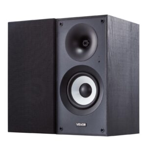 Active Powered Bookshelf Studio Monitor Speakers 25W X2 Bluetooth Coaxial Stereo