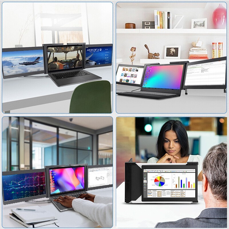 Portable Notebook Extended Dual Screen HD Monitor - Image 5