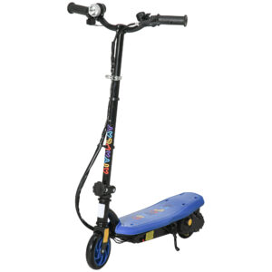 Foldable Electric Scooter, With LED Headlights, For Ages 7-14 Years, Blue