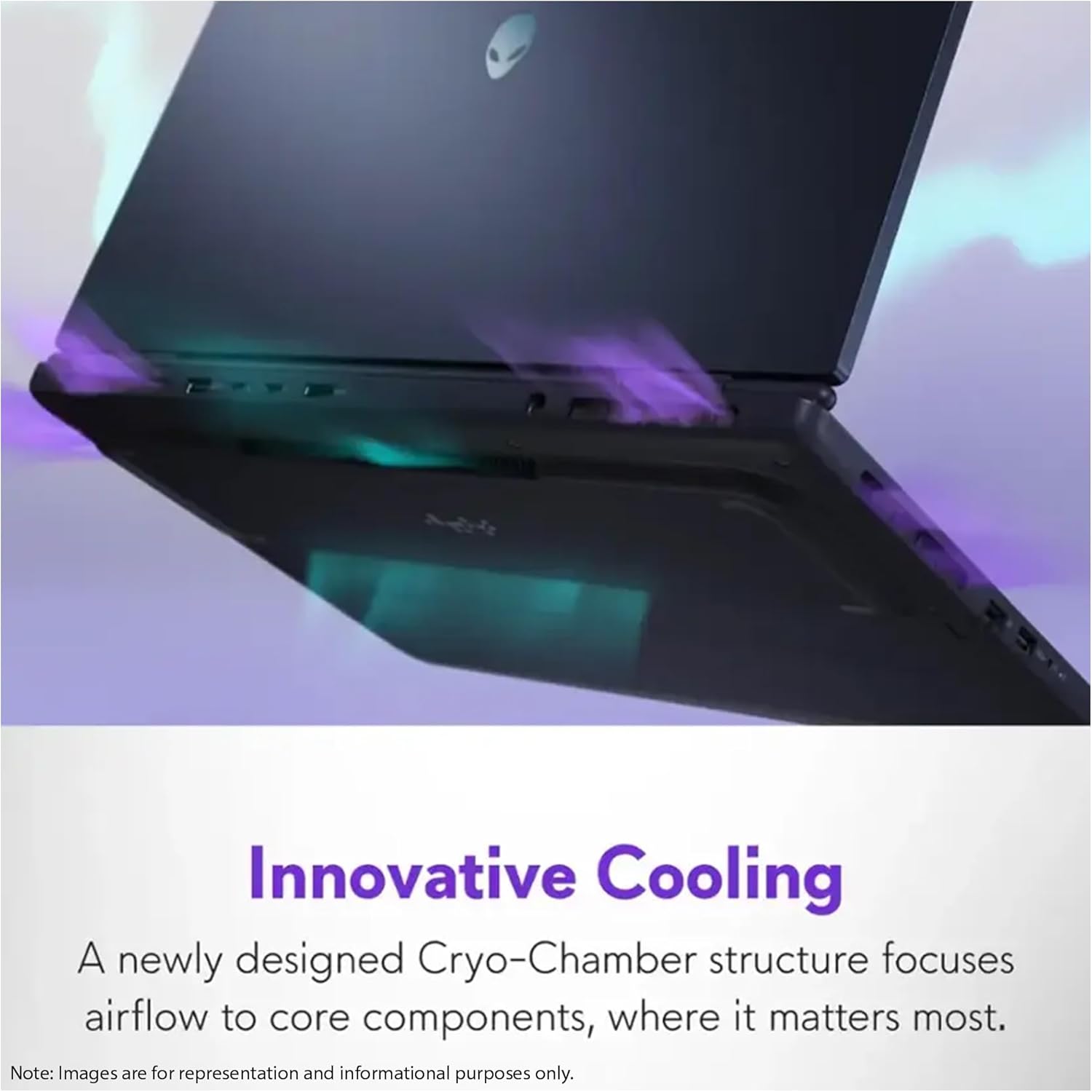 Alienware 16 Aurora Gaming Laptop, Intel 7-240H, 64 GB DDR5 RAM, 2 TB PCIe SSD, 16" WQXGA (2560x1600) 120Hz Display, Nvidia G-Force RTX 5060, Backlit Keyboard, W11 Pro, Blue - Image 6