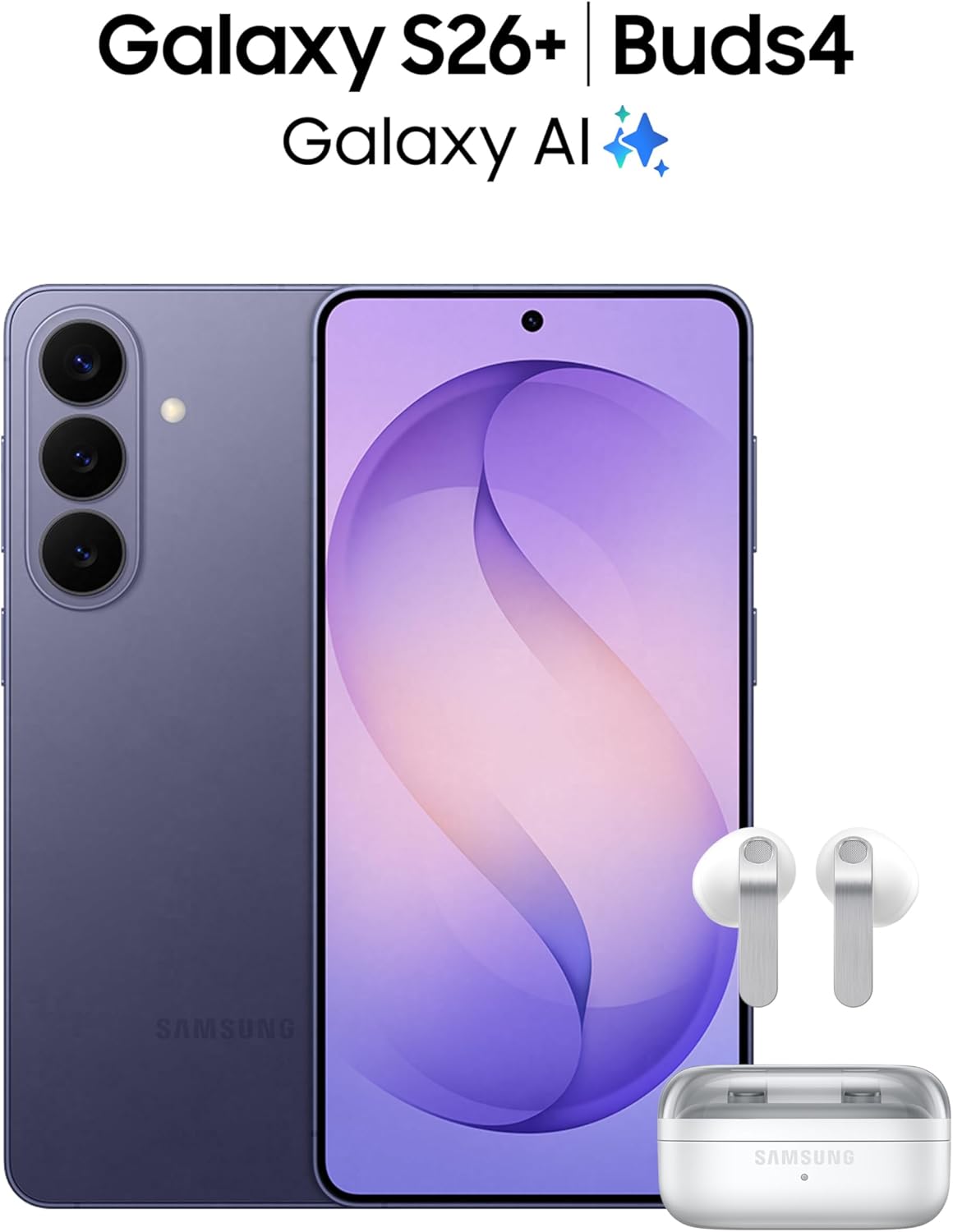 Galaxy S26 Plus 6.7" AMOLED, 50MP Main Camera, 5000mAh Battery, eSIM Support, Snapdragon 8 Elite Gen 5 Cobalt Violet - Image 3