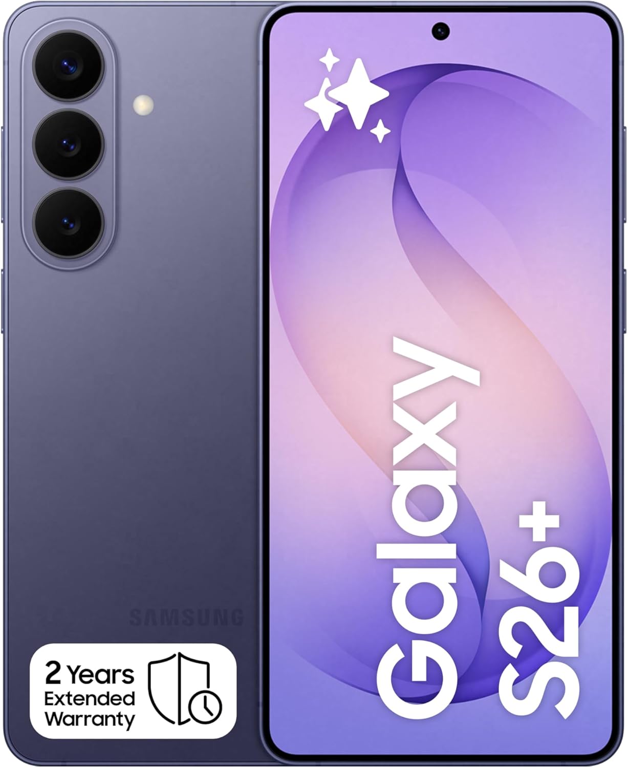 Galaxy S26 Plus 6.7" AMOLED, 50MP Main Camera, 5000mAh Battery, eSIM Support, Snapdragon 8 Elite Gen 5 Cobalt Violet