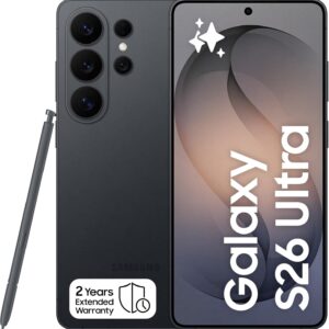 Galaxy S26 Ultra 6.9" Dynamic AMOLED, 200MP Camera, S-Pen, Built-in Privacy Display, Snapdragon 8 Elite Gen 5 Black