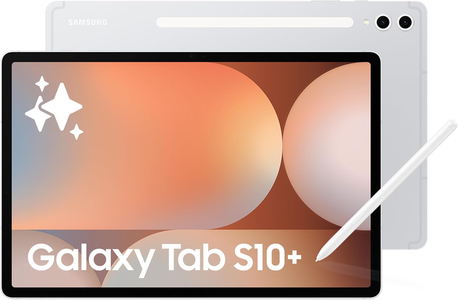 Galaxy Tab S10 Plus 12.4" Dynamic AMOLED, S-Pen Included, MediaTek Dimensity 9300+, 10090mAh Battery Platinium Silver