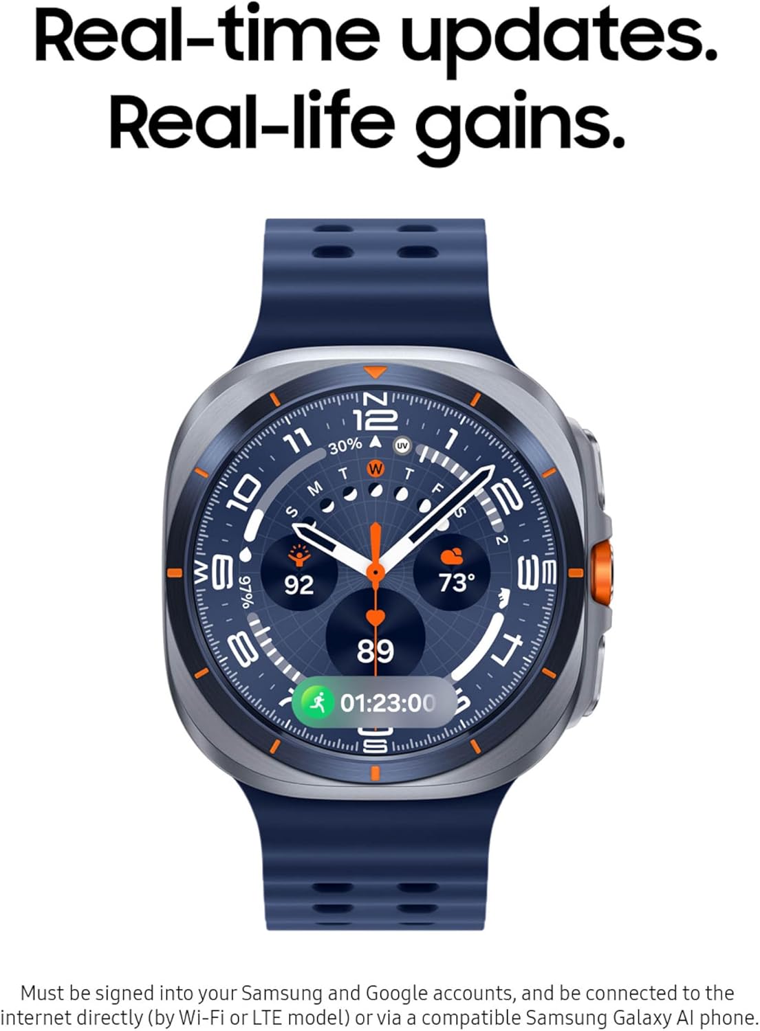 Galaxy Watch Ultra Titanium Frame, 10ATM Water Resistance, 590mAh Battery, Advanced BioActive Sensor, GPS - Image 3