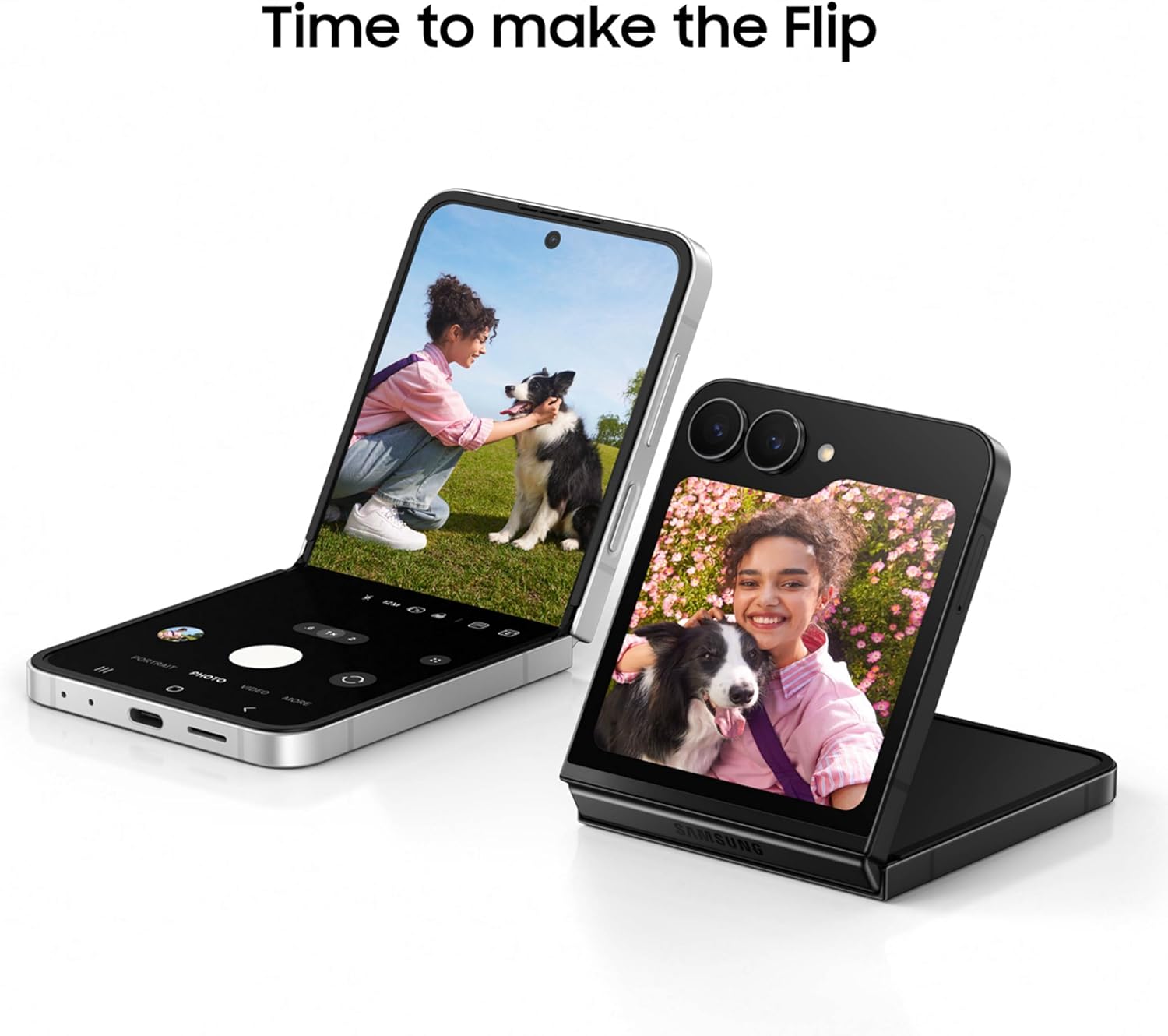 Galaxy Z Flip7 FE 3.4" Cover Screen, 50MP Main Camera, Affordable Foldable, 4000mAh Battery White - Image 3