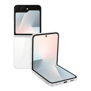Galaxy Z Flip7 FE 3.4" Cover Screen, 50MP Main Camera, Affordable Foldable, 4000mAh Battery White