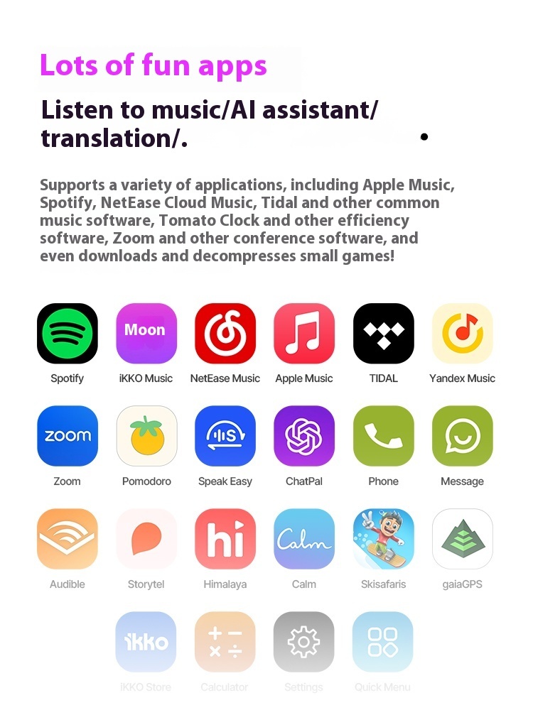 Intelligent AI Bluetooth-compatible Earphone Noise Reduction Real-time Translation - Image 2