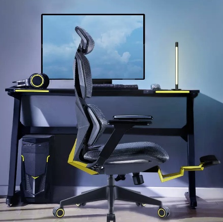 Ergonomic Esports Chair Home Computer Chair With Pedal - Image 4