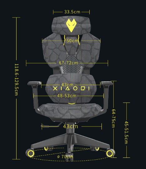 Ergonomic Esports Chair Home Computer Chair With Pedal - Image 3