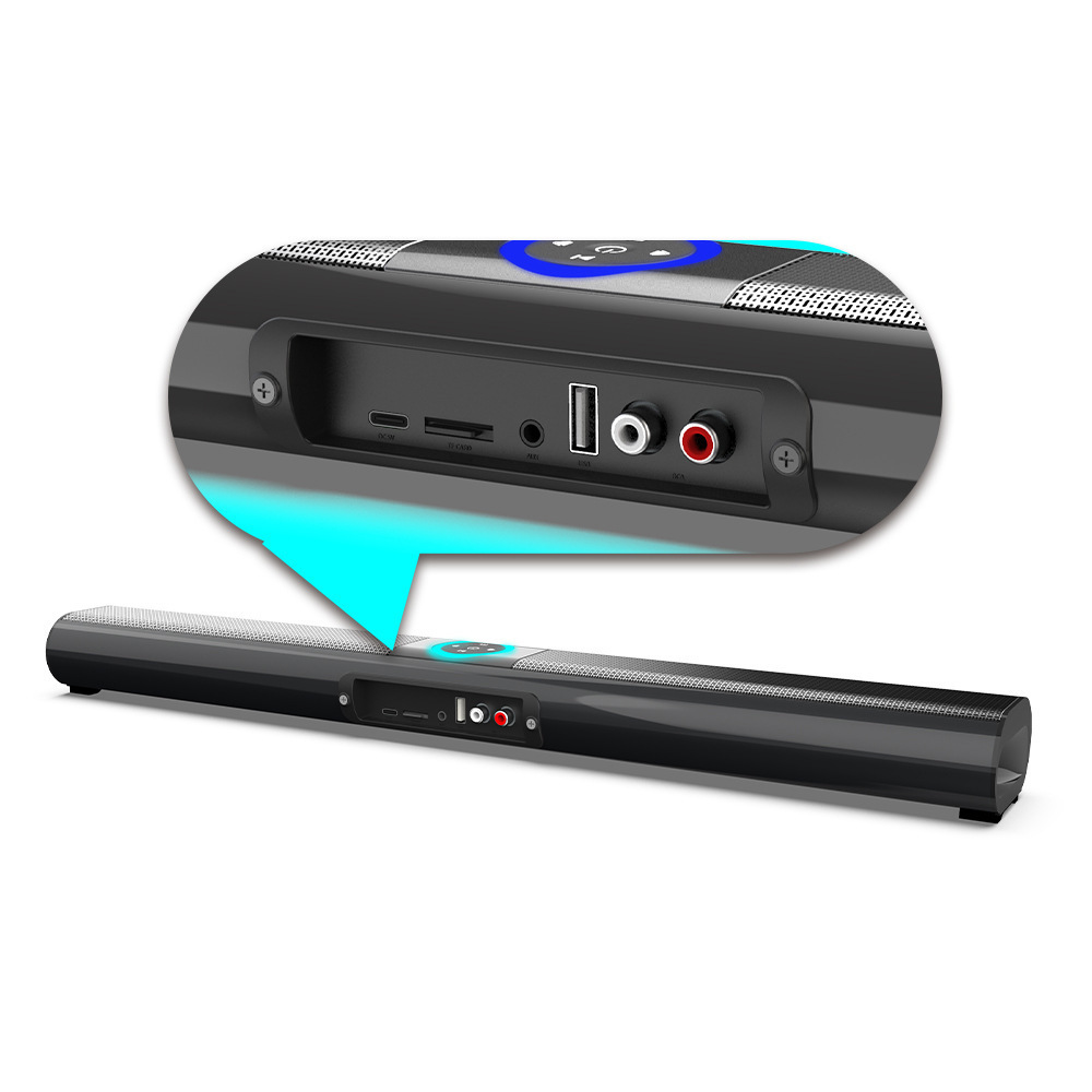 Bluetooth Speaker Wireless Card-Reading Long Strip Wall-Mounted Home Theater Audio System - Image 2