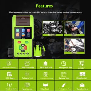 Motorcycle Diagnosis Equipment Fault Code Nozzle Detection With Data