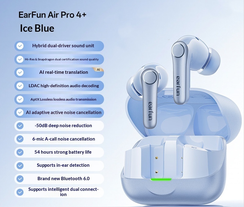 Hybrid Wireless ANC AI Translation Bluetooth Headphones - Image 6