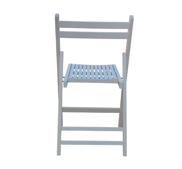 Furniture Slatted Wood Folding Special Event Chairs - Image 2