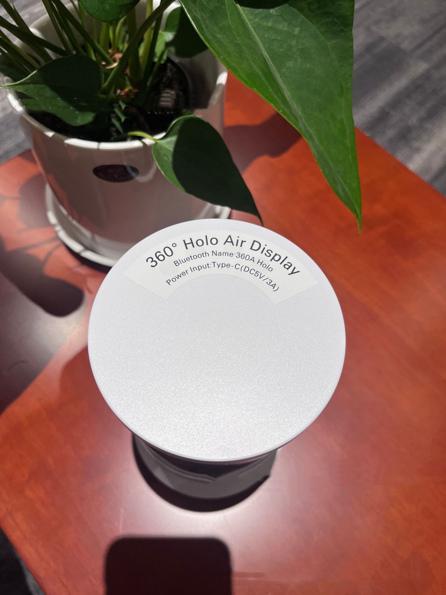 360-degree 3D Holographic Fan Bluetooth Speaker Advertising Machine Air Imaging Stereo Cylindrical Screen - Image 5