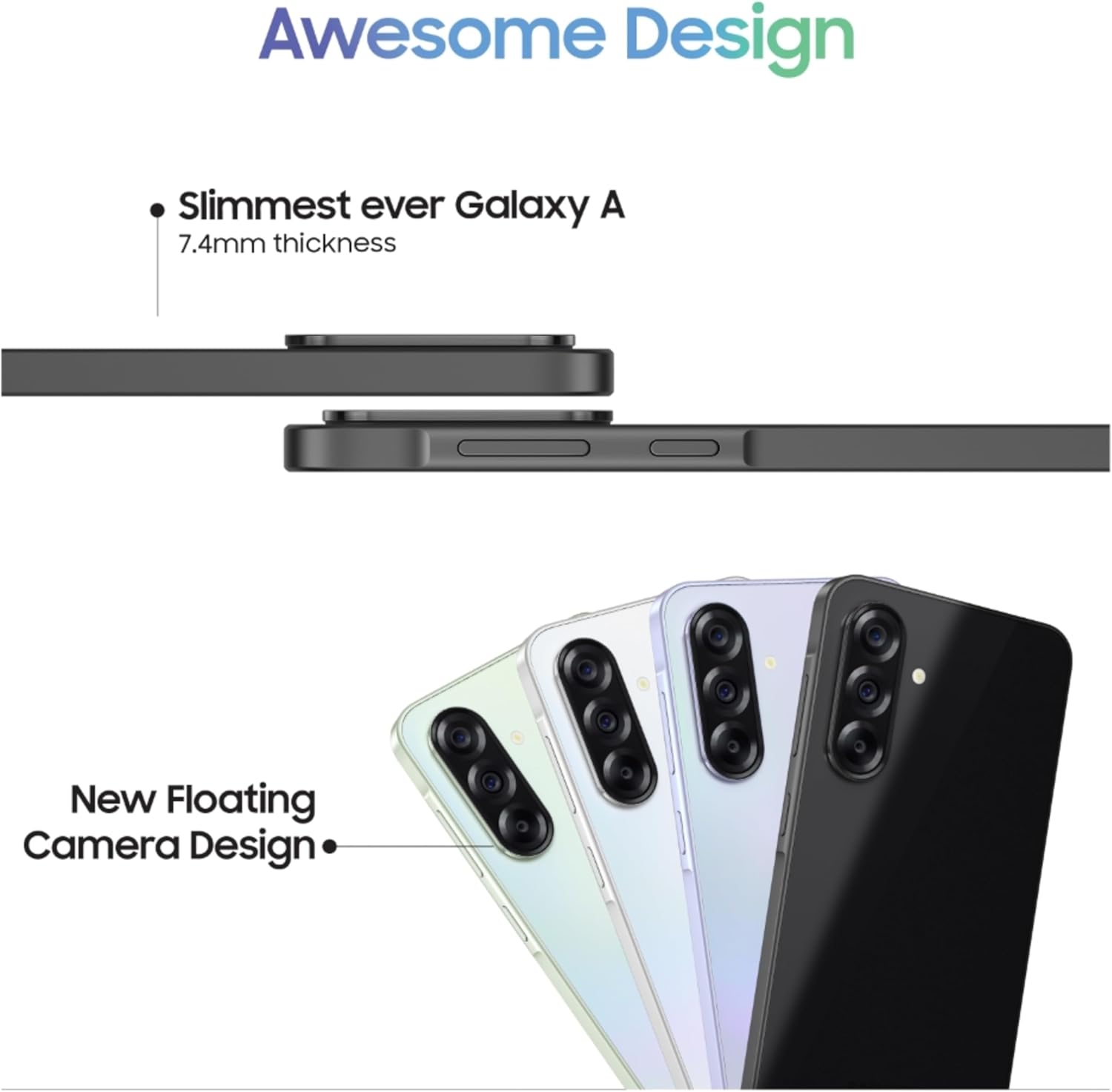 Galaxy A36 5G 6.7" Super AMOLED, 120Hz, 50MP OIS Camera, Exynos 1480, 5000mAh Battery, 45W Charging Black - Image 2