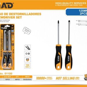 2PCS 5-inch Three-color Handle Screwdrivers-Free Shipping