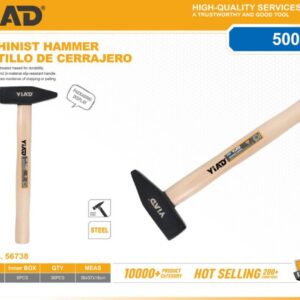 500G Wood-handled Fitter Hammer- Free Shipping