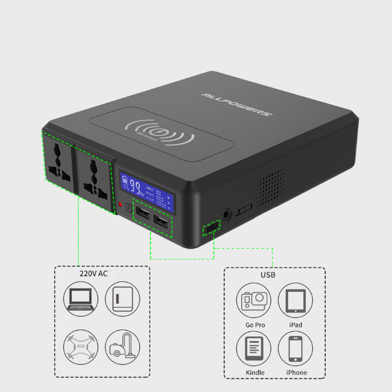 Notebook Power Bank 220V Energy Storage Power Portable Mobile Power Outdoor Emergency Power Supply - Image 3