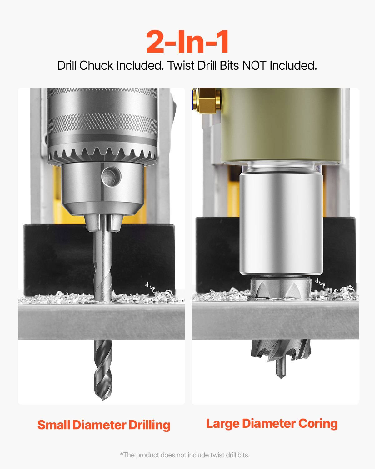 Magnetic Drill 1400W 2810 Lbf Mag Drill Press 1.6 In Boring Diameter 800 RPM - Image 4