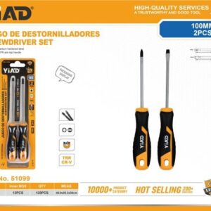 2PCS 4-inch Three-color Handle Screwdrivers, Only Support Self-pickup, Please Note That Free Shipping Is For Anti-bidding Price