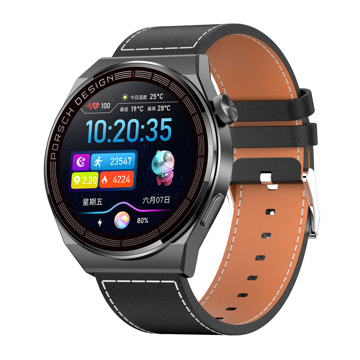 Smartwatch Offline Payment Bluetooth Call Kinetometer Step - Image 2