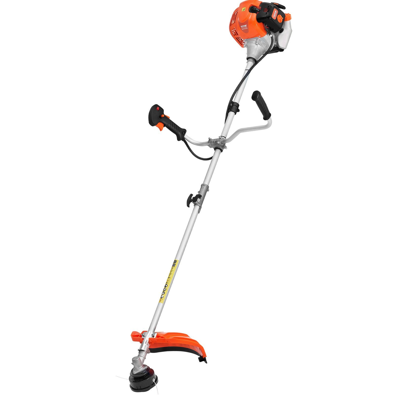 String Trimmer, 42.7CC 2-Stroke, Gas Powered Weed Wacker, 16.9' Cordless Grass Trimmer, Multi-Functional Lawn Edger With Shoulder Strap & 3T Blade, Weed Eater For Quick Grass Cleaning