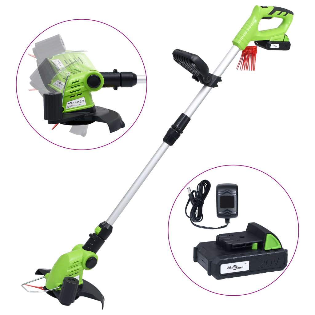 telescopic grass trimmer with 20 V 1500 mAh Li-ion battery pack - Image 6