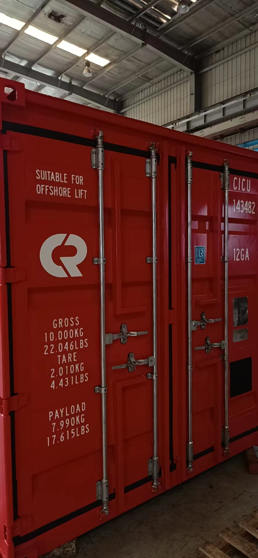 CIMIC 20ft Dry Offshore Container with ISO9001 Certification 33 TEU Capacity. Indicated price for 10 or more units. From 1 to 9 : 274 € more. - Image 5