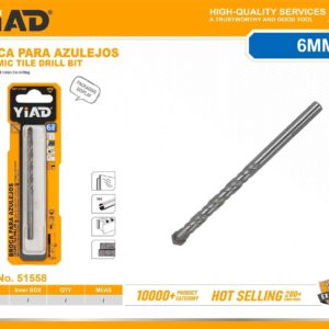 6MM Triangular Handle Tile Drill, Only Supports Self-pickup, Please Note That Free Shipping Is For Anti-bidding Price