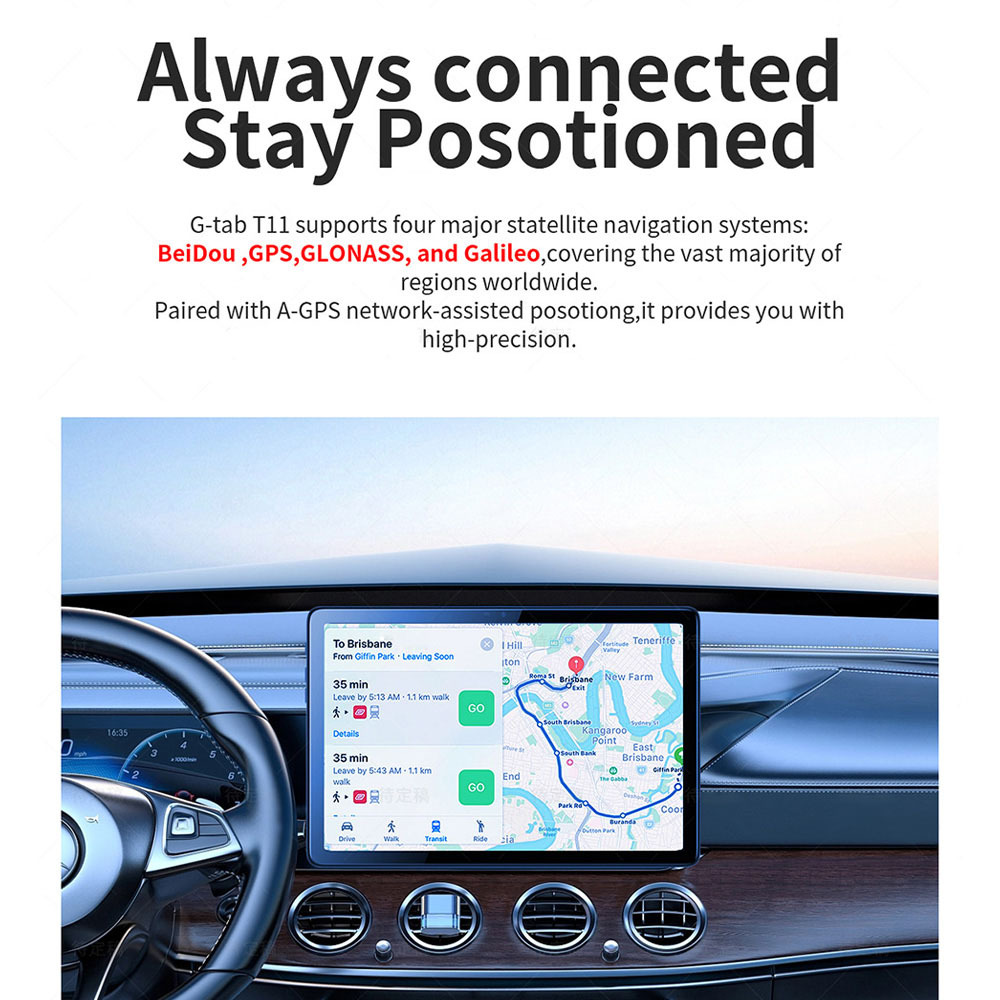 G-tab T11 Android 14 Tablet 10.1 Inch 1280&800 IPS Screen Unisoc T606 8 Core Max 1.6GHz 8GB RAM 4GB&4GB Expansion128GB ROM 2.4&5GHz WiFi Bluetooth 5.0 6580mAh Battery 8MP&13MP Camera Dual 4G - Image 4