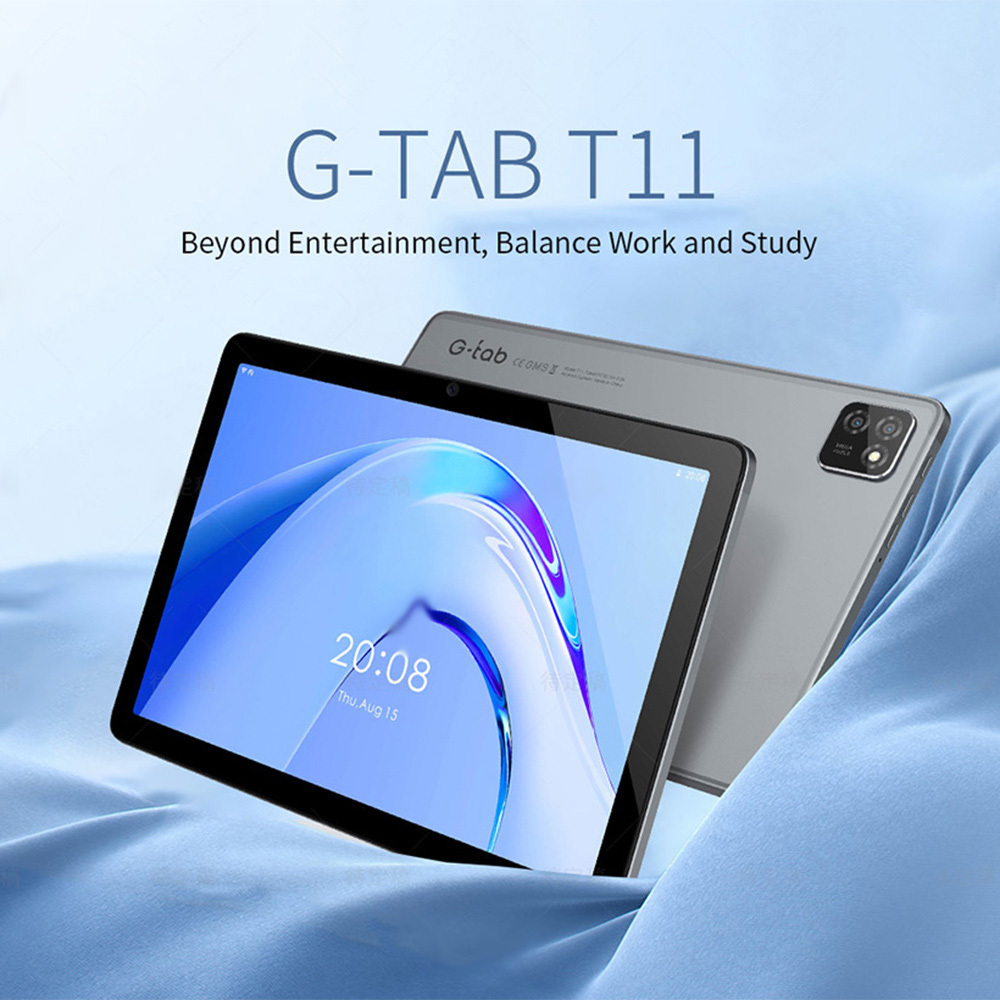 G-tab T11 Android 14 Tablet 10.1 Inch 1280&800 IPS Screen Unisoc T606 8 Core Max 1.6GHz 8GB RAM 4GB&4GB Expansion128GB ROM 2.4&5GHz WiFi Bluetooth 5.0 6580mAh Battery 8MP&13MP Camera Dual 4G - Image 10