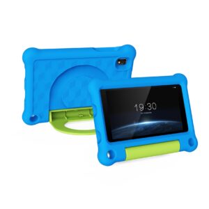 G-tab T7Pro Kids Tablet  7 Inch 1024&600 IPS Screen  Android 14  1.5GHz Quad-core CPU  4GB RAM 2GB &2GB Expansion 64GB ROM 2.4&5GHz WiFi  3000mAh Battery  2MP&2MP Camera-Blue